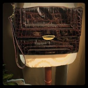 Liz Claiborne burgundy cross body Purse